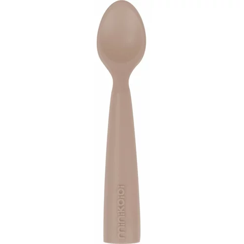 Minikoioi Silicone Spoon žlička Bubble Beige 1 kos