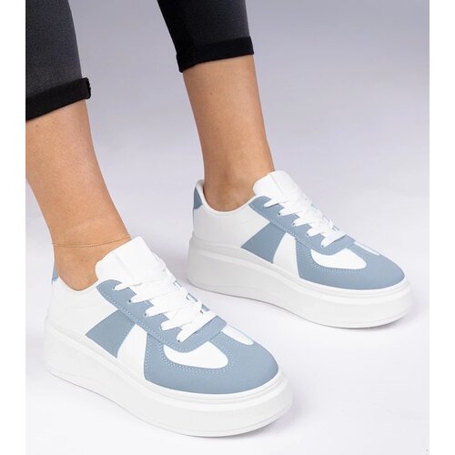 D/CEO marka niezdefiniowana Blue platform sneakers Mishel Cene