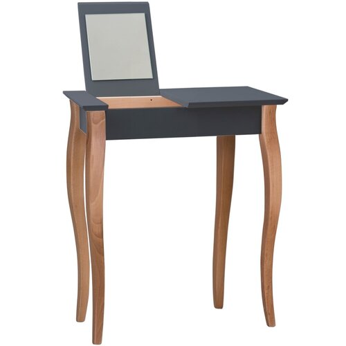 Ragaba Grafitno siva toaletna mizica z ogledalom Dressing Table, dolžina 65 cm Slike