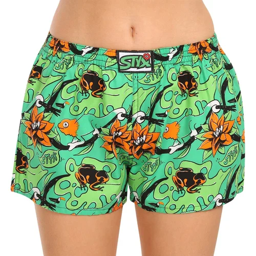 STYX Women's boxer shorts art classic elastic Tropic