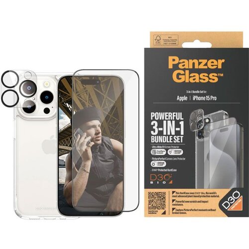 PanzerGlass 3-in-1 Bundle Set iPhone 15 Pro Cijene
