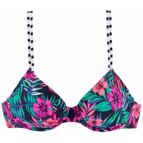 VENICE BEACH Bikini gornji dio 'Summer' mornarsko plava / roza