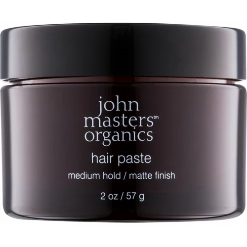 John Masters Organics Hair Paste Medium Hold / Matte Finish pasta za modeling s mat učinkom Medium 57 g
