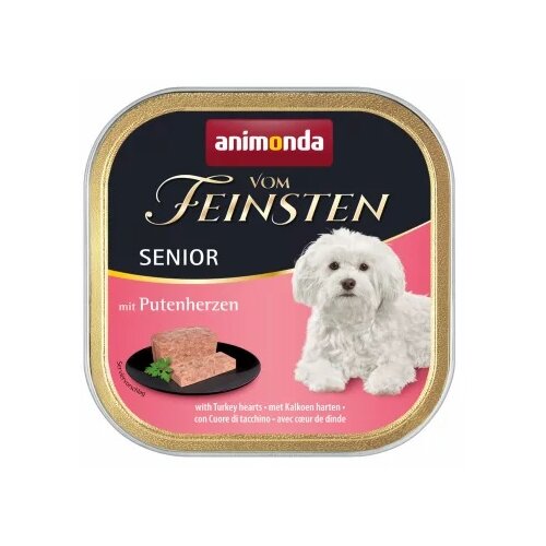 Animonda vom feinsten pašteta za pse senior - ćureća srca 11x150g Slike