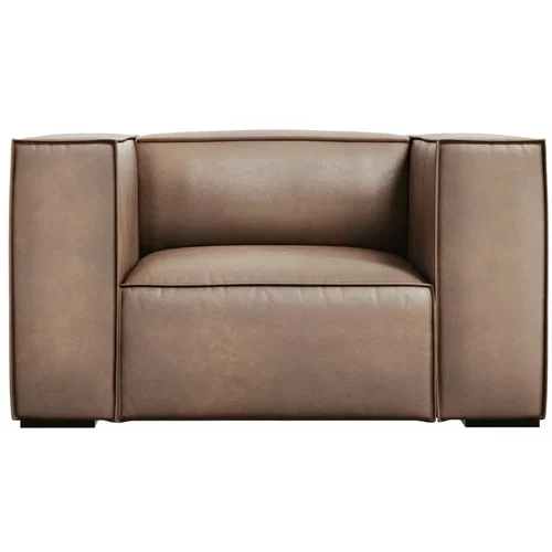 Windsor & Co Sofas Svjetlosmeđa kožna fotelja Madame -