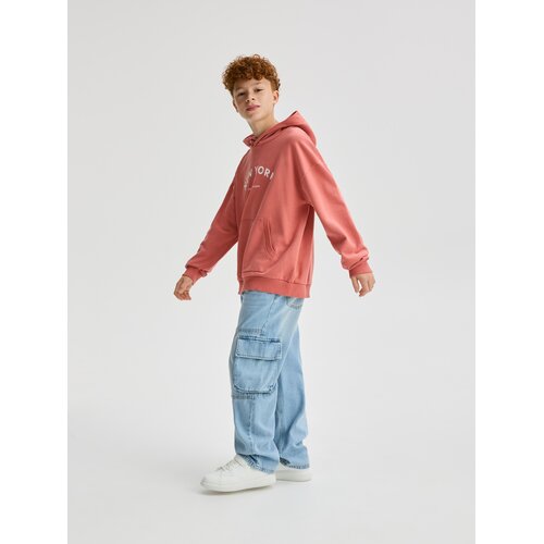 Reserved Straight fit traperice - plava Cene