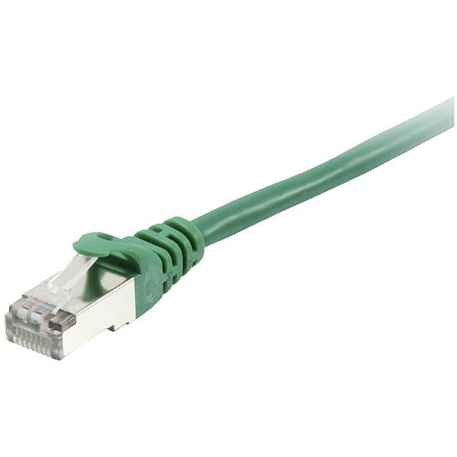 Equip 605545 RJ45 omrežni kabel\, Patch kabel CAT 6 S/FTP 7.50 m zelena pozlačeni konektorji 1 kos, (20421412) Cene