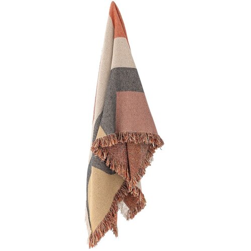 Bloomingville Smeđa deka od recikliranog pamuka 130x160 cm Arni – Cijene