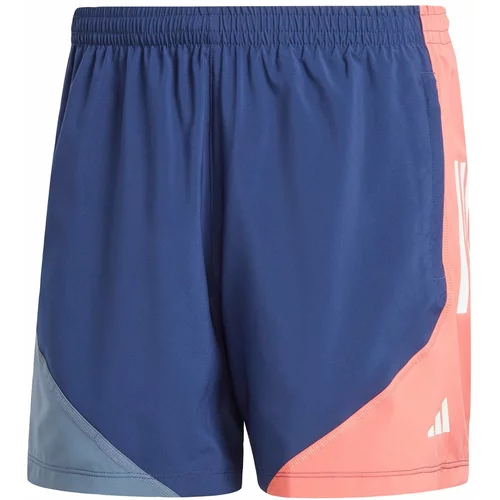 Adidas Sportske hlače 'Own The Run' golublje plava / tamno plava / losos / bijela