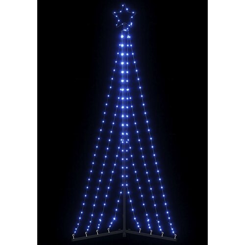 vidaXL LED božićno drvce 339 LED dioda plavo 187 cm Cijene