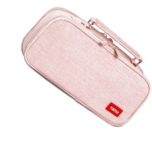 INF Prenosna platnena torbica za svinčnike - velika prostornina Pink, (21538052) Cene