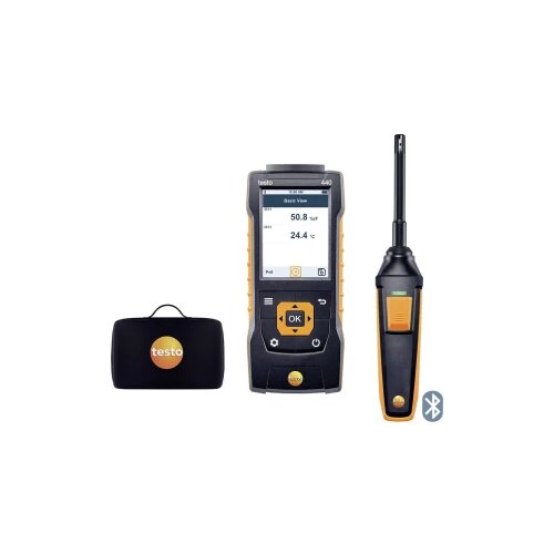 Testo Merilnik vlažnosti zraka (higrometer) 440 Set RH 0563 4404 kalibracija narejena po delovnih standardih (brez certifikata), (20635470) Slike