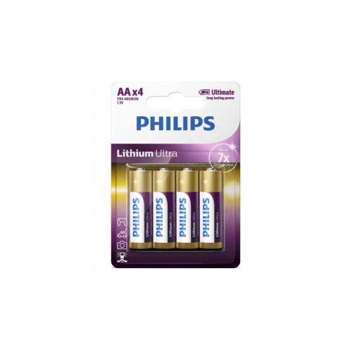 Philips FR6LB4A/10 - 4 kom. litijumske baterije AA LITHIUM ULTRA 1,5V 2400mAh Cene