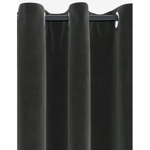  Zavesa 1x140x300 suede-look siva Slike
