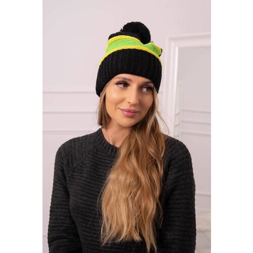 Kesi marka niezdefiniowana Women's cap Kinga K297 black + kiwi + neon green Cijene