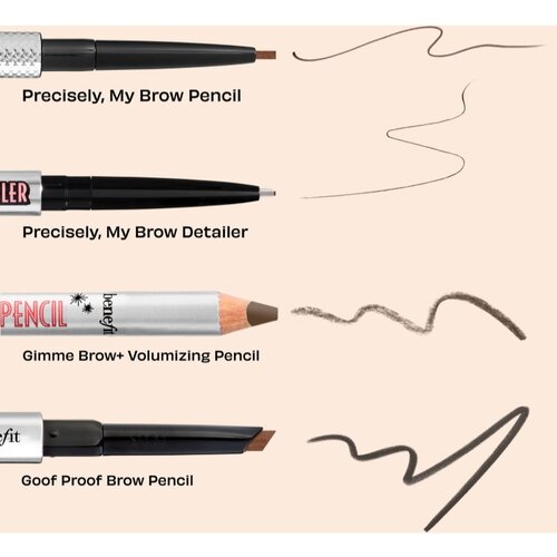 Benefit Precisely, My Brow Detailer natančni svinčnik za obrvi odtenek 5 Warm Black Brown 0,02 g Slike