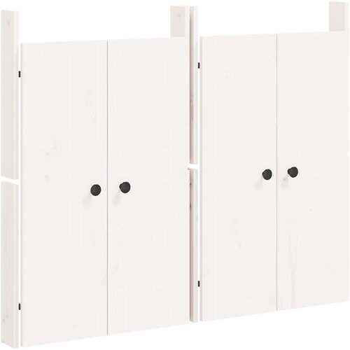  Vanjska kuhinjska vrata MEPPEL 2 kom Bijela 50x9x82cm masivna borovina Slike