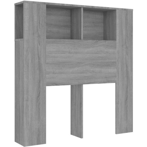 Maison Chic vzglavna omarica - nočna omarica - posteljna omarica siva sonoma 100x18,5x104,5 cm, (21705943) Cene