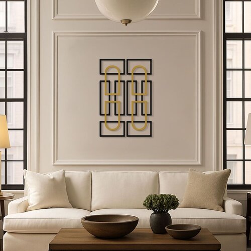 Wallity zidna dekoracija echo forms 2'li set, 24 x 74 cm, 2 komada Cene