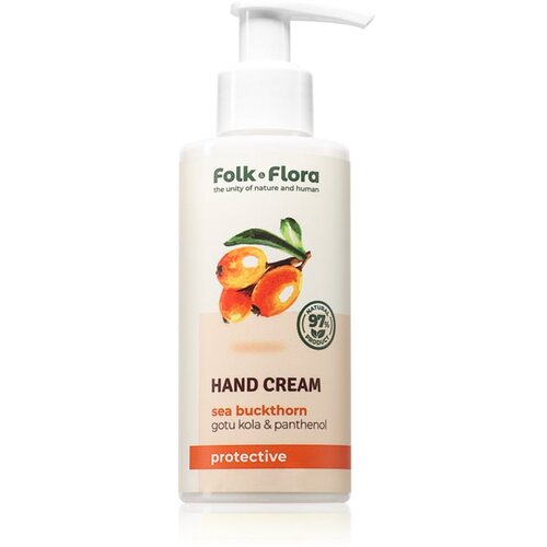 Folk & Flora Sea Buckthorn zaščitna krema za roke s hranilnim učinkom 150 ml Cene