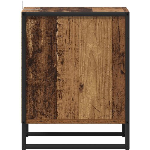  Noćni ormarić s ladicama 2 pcs Staro drvo 39,5 x 30 x 50 cm Slike