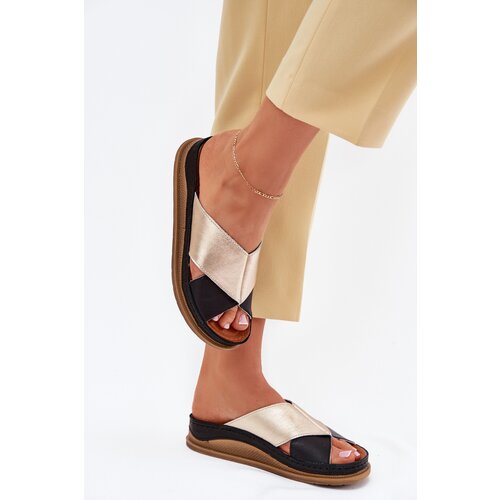 Maciejka Ladies Leather Platform Sandals Slike