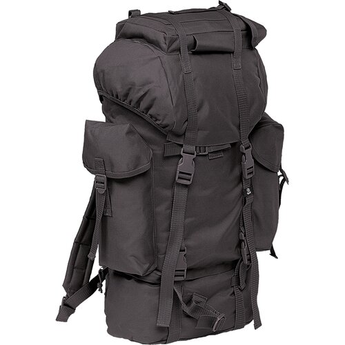 Brandit Nylon Military Backpack in Black Cene