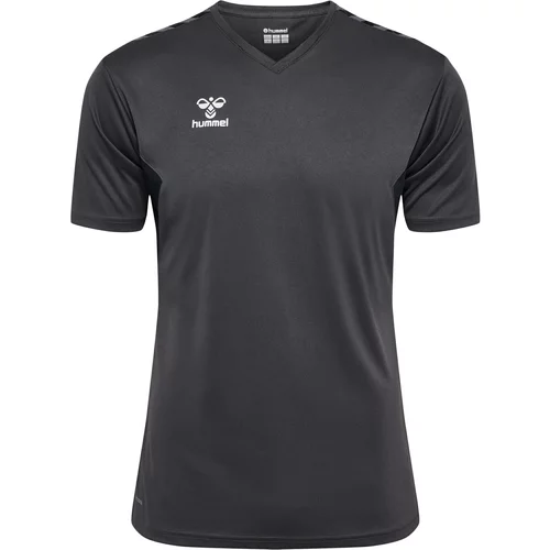 Hummel Tehnička sportska majica 'Authentic' grafit siva / bijela