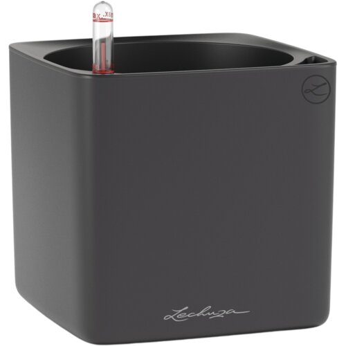 LECHUZA CUBE 16 - bazaltno siva mat Slike