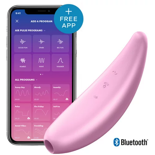 Satisfyer - Curvy 3+ Air Pulse Stimulator + Vibration Pink