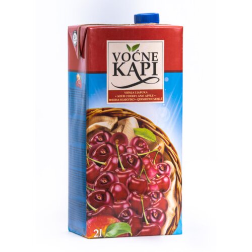 Voćne Kapi Sok NECTAR višnja jabuka 2l Cene