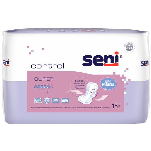 Seni Control Super ulo&amp;scaron;ci za inkontinenciju urina 15kom Slike