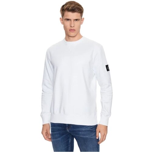 Calvin Klein Jeans Puloverji J30J323426 Bela Slike