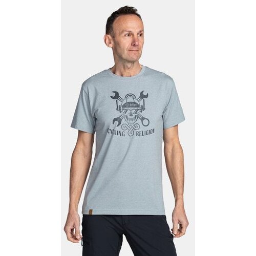 Kilpi Men&amp;#039;s cotton T-shirt SKULLY-M Light gray Slike