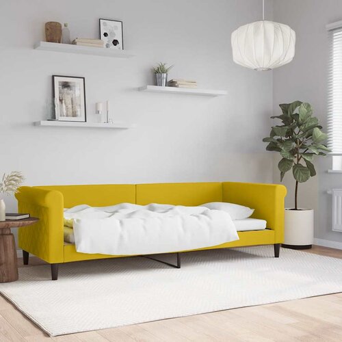  Dnevni krevet žuti 80 x 200 cm bar&scaron;unasti Cijene
