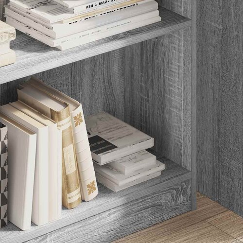  Regal za knjige boja hrasta 80x24x109 cm konstruirano drvo Slike