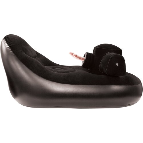 SuperLove Velvet Luxury Inflatable Fucking Bed Black Slike