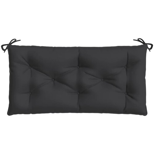  Jastuci za vrtnu klupu 2 kom crno 100x50x7 cm tkanine Oxford Slike