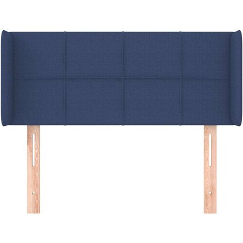  Uzglavlje s u&amp;scaron;ima plavi 93x16x78/88 cm od tkanine Slike