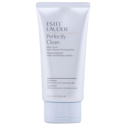 Est&amp;eacute;e Lauder perfectly clean foam cleanser &amp;amp; purifying mask čistilna pena in 2v1 maska za normalno in me&amp;scaron;ano kožo 150 ml za ženske Slike
