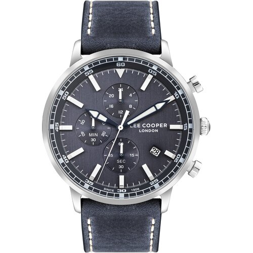 Lee Cooper Muški sat LC07943.399, Teget kućište, Plavi Cene