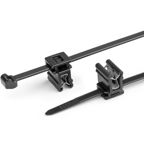 Hellermann Tyton 156-00948 T50ROSEC4A-PA66W-BK (100) kabelska vezica s kopčom 200 mm 4.6 mm crna 100 St. Cijene