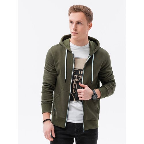 Ombre BASIC men's zip-up hoodie Slike