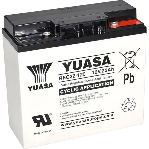 Yuasa REC22-12 YUAREC2212 svinčeni akumulator 12 V 22 Ah svinčevo-koprenast (Š x V x G) 181 x 167 x 76 mm M5-vijačni priklop nizko samopraznjenje\, nizki stroški vzdrževanja\, obstojnostni c, (20438010) Cene
