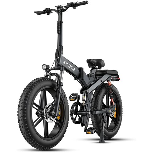 ENGWE Zložljivo električno kolo X20 20" Fat Tire - 48V 22,2Ah - dvojna baterija - 8 hitrosti - črna, (21960371) Cene