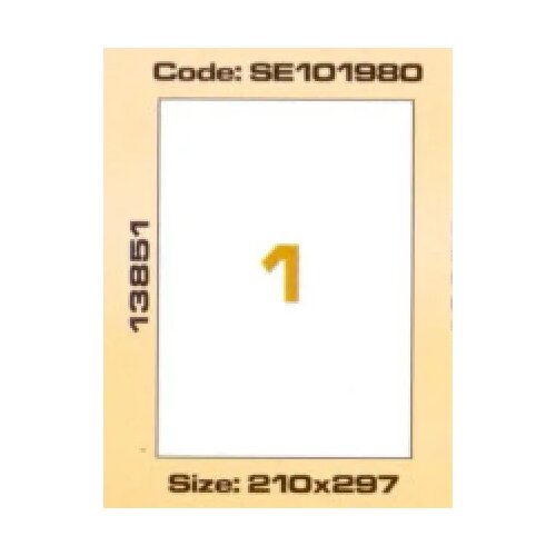 Utility Etikete 210 x 297 mm Slike