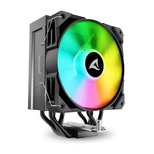 Sharkoon CPU A50 RGB BLACK AIR COOLER 120mm PWM 230W procesorski hladilnik Cene
