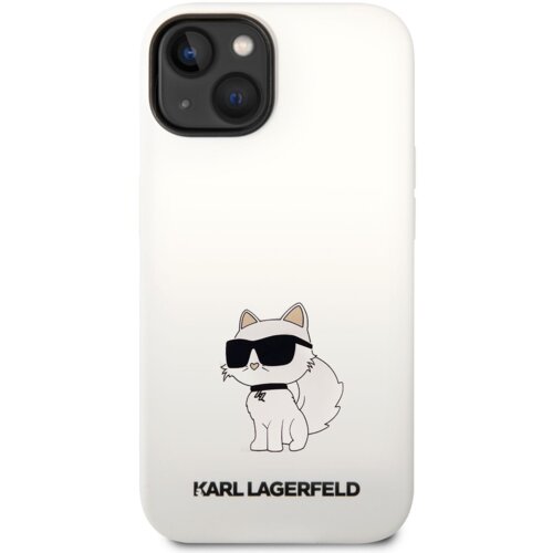 Karl Lagerfeld Originalen ovitek iPhone 12 / iPhone 12 Pro - Choupette NFT - bela silikonska zaščita - KLHCP12MSNCHBCH Cene
