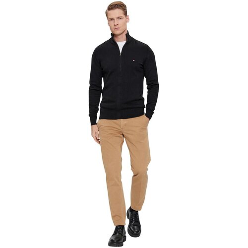 Tommy Hilfiger Telovniki & Jope PIMA ORG CTN CASHMERE MW0MW28050 Črna Cene