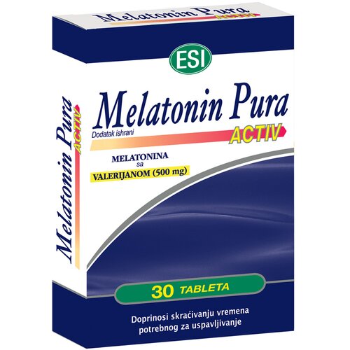 Esi melatonin activ tablete - melatonin + valerijana 30 tableta Slike